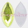 Acrylic (Lucite) Navettes Rhinestones 15mm x 7mm